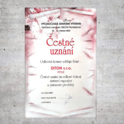 Naša výstavná expozícia získala Čestné uznanie