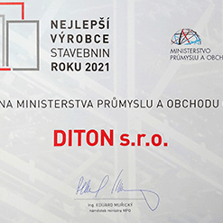 NAJLEPŠÍ VÝROBCA STAVEBNÝCH MATERIÁLOV ROKU 2021